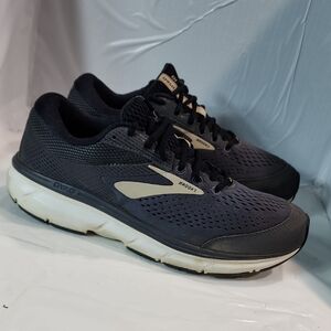 Brooks Mens Dyad 10 Gray Running Shoes Sneakers Size 10